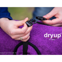 DryUp Trocken Cape Hundebademantel STANDARD Bilberry-lila violett M 60cm