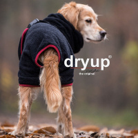 DryUp Trocken Cape Hundebademantel STANDARD Brown-braun XL 70cm