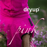 DryUp Trocken Cape Hundebademantel STANDARD Pink M 60cm