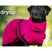 DryUp Trocken Cape Hundebademantel STANDARD Pink M 60cm
