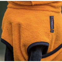 DryUp Trocken Cape Hundebademantel STANDARD Clementine-orange XL 70cm