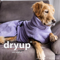 DryUp Trocken Cape Hundebademantel STANDARD Lavendel XXL 74cm