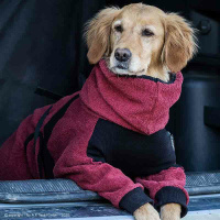 DryUp Body ZIP.FIT Hundebademantel mit Beinen STANDARD...