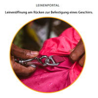 Ruffwear Sun Shower Regenmantel Mineral Yellow-gelb S 56-69cm Brust