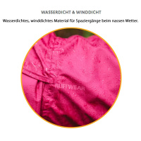 Ruffwear Sun Shower Regenmantel Earth Brown-braun XXS 33-43cm Brust