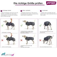 Pomppa Kevyt gefütterter Regenmantel mit Geschirröffnung NEUE Ausführung Forest 31