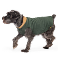 Goldpaw Double Stretch Fleece Hundepullover Wendepullover Grün-Chipmunk Größe 20