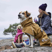 Hurtta Regenmantel Monsoon Coat 2 Hundemantel ECO Desert-Sand 40