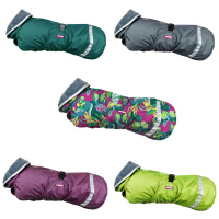 Pomppa Kevyt gefütterter Regenmantel mit Geschirröffnung NEUE Ausführung Plum lila 28