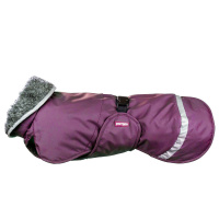 Pomppa Perus Allwetter-Mantel Wintermantel mit Geschirröffnung NEUE Ausführung Plum lila 44
