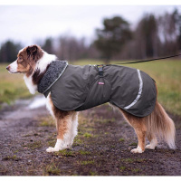 Pomppa Perus Allwetter-Mantel Wintermantel mit Geschirröffnung NEUE Ausführung Graphite 48