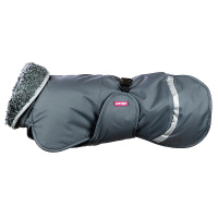 Pomppa Toppa Wintermantel mit Geschirröffnung Graphite grau 40