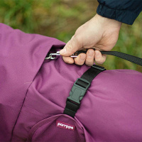 Pomppa Toppa Wintermantel mit Geschirröffnung Plum 44