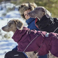Hurtta Extreme Warmer 3 Wintermantel ECO 50 Bilberry-blau