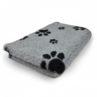 PITUPITA medizinische Hundedecke DryBed MedBed Vet Bed rutschfest Pfoten grau/schwarz S 75x50