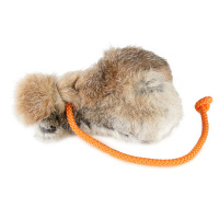 FIREDOG Kaninchen Echtfell Dummy Ball 160g