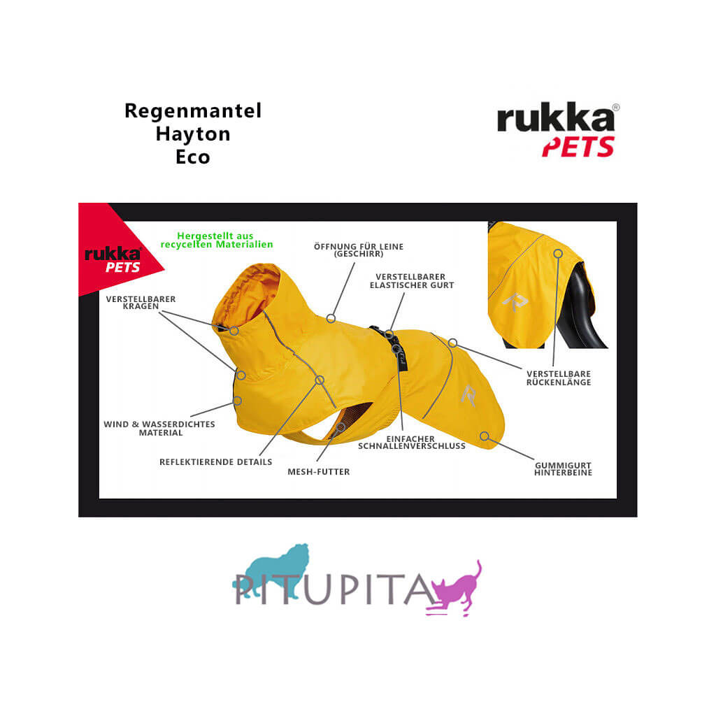 Regenjacke Regenmantel Hayton ECO bei PITUPITA, 46,90 €