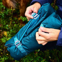 Non-stop dogwear Trekking Campingmatte Hundebett Dark teal- türkis S