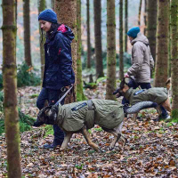 Non-stop Dogwear Wintermantel Glacier Jacket WD  Oliv Größe 45