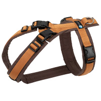 AnnyX Brustgeschirr Open Fun Braun-bernstein S