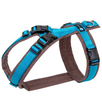 AnnyX Brustgeschirr Open Fun Braun-petrol XXS