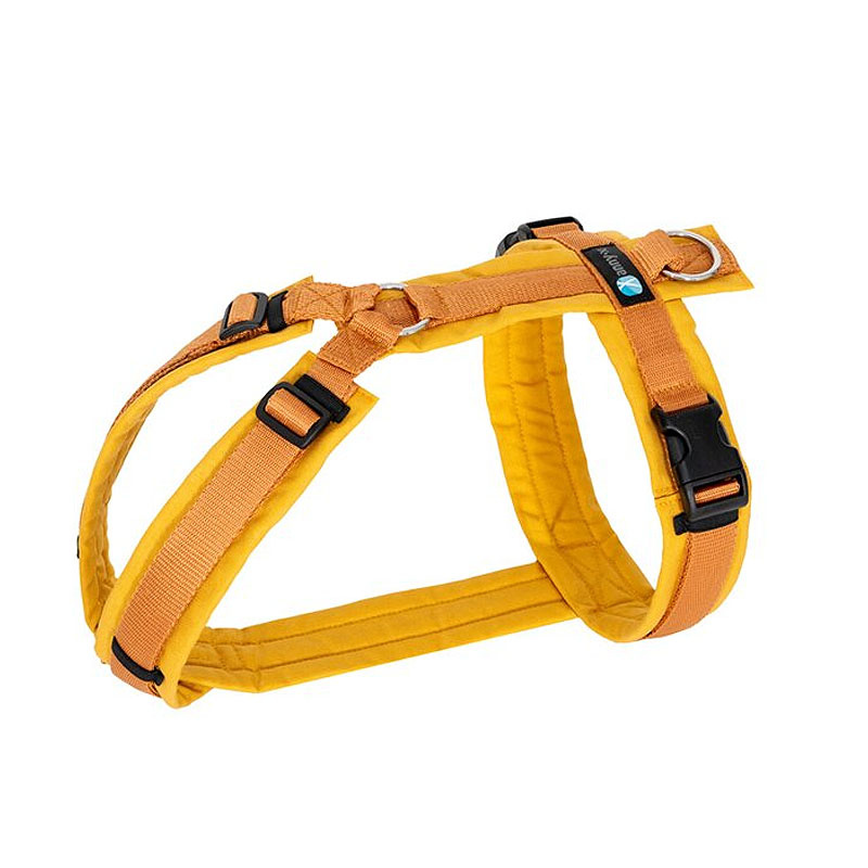 AnnyX Brustgeschirr Hundegeschirr FUN goldglöckchen L Steg kurz 30cm