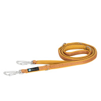AnnyX Führleine verstellbar Safety FUN 20 mm | vollgepolstert Goldglöckchen