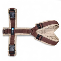 AnnyX Brustgeschirr Hundegeschirr Fun Limited Edition Zaubernuss XL Steg kurz 35cm