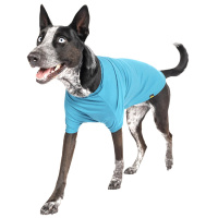 Goldpaw Merino CREW Hundepullover Kieselgrau-hellgrau Größe 8