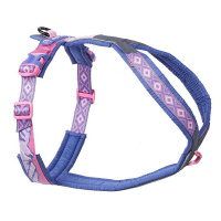 Non-stop dogwear Line Harness Brustgeschirr Rachel Pohl Edition Lila-rosa Größe 1