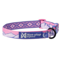 Non-stop dogwear Halsband Trail quest collar Rachel Pohl Edition Lila-rosa M 30-50cm
