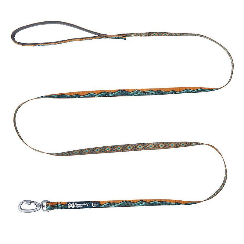 Non-stop dogwear Leine Trail quest leash Rachel Pohl Edition Türkis-eiche 2m - 15mm breit