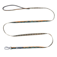 Non-stop dogwear Leine Trail quest leash Rachel Pohl Edition Türkis-eiche 2m - 15mm breit