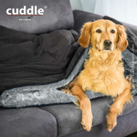 ActionFactory Cuddle Up ein Hundebett mit 3 Funktionen Anthrazit M 84 x 54cm