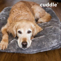ActionFactory Cuddle Up ein Hundebett mit 3 Funktionen Anthrazit M 84 x 54cm