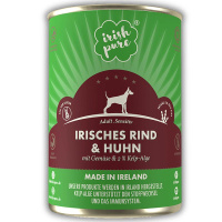 IRISH PURE Irisches Nassfutter Rind-Huhn mit Gemüse...