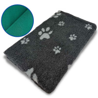 PITUPITA medizinisches Hundebett Vet Bed rutschfest mit grünem Boden