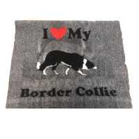 PITUPITA medizinische Hundedecke DryBed MedBed Vet Bed rutschfest I love my Border Collie L 150x100