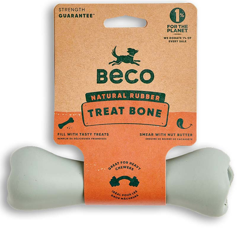 Beco Pets Treat Bone - Knochen Grün