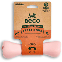 Beco Pets Treat Bone - Knochen Pink