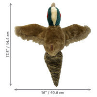 KONG Wild LOW Stuff - Realistische Plüschtiere für endlosen Spielspaß FASAN