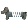 Country Dog Kuscheltier mit Zieh-Spirale aus 100% recyceltem Material