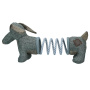 Country Dog Kuscheltier mit Zieh-Spirale aus 100% recyceltem Material