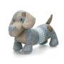 Country Dog Kuscheltier mit Zieh-Spirale aus 100% recyceltem Material