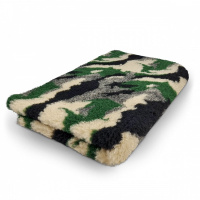 PITUPITA medizinische Hundedecke DryBed MedBed Vet Bed rutschfest Sterne grün/weiß L 150x100