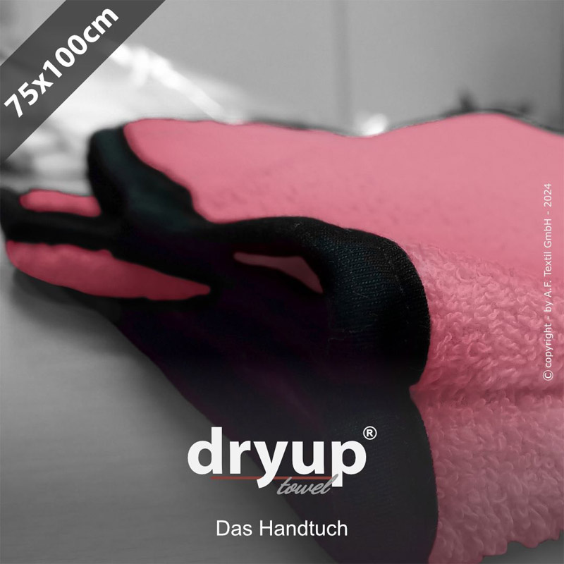 DryUp Towel großes Handtuch aus Baumwolle rose