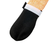 Non-stop dogwear Protector Bootie HIGH Schuhe 4-er Pack schwarz-orange XXL 8-9cm