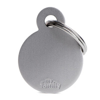 MyFamily Hundemarke Anhänger kleiner Kreis mit Gravur