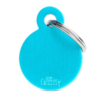 MyFamily Hundemarke Anhänger kleiner Kreis mit Gravur