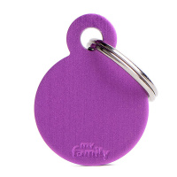 MyFamily Hundemarke Anhänger kleiner Kreis mit Gravur